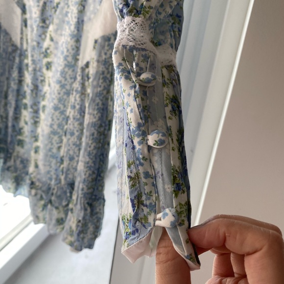 For Love & Lemons Gracie Mini Dress free shipping - Picture 4 of 9